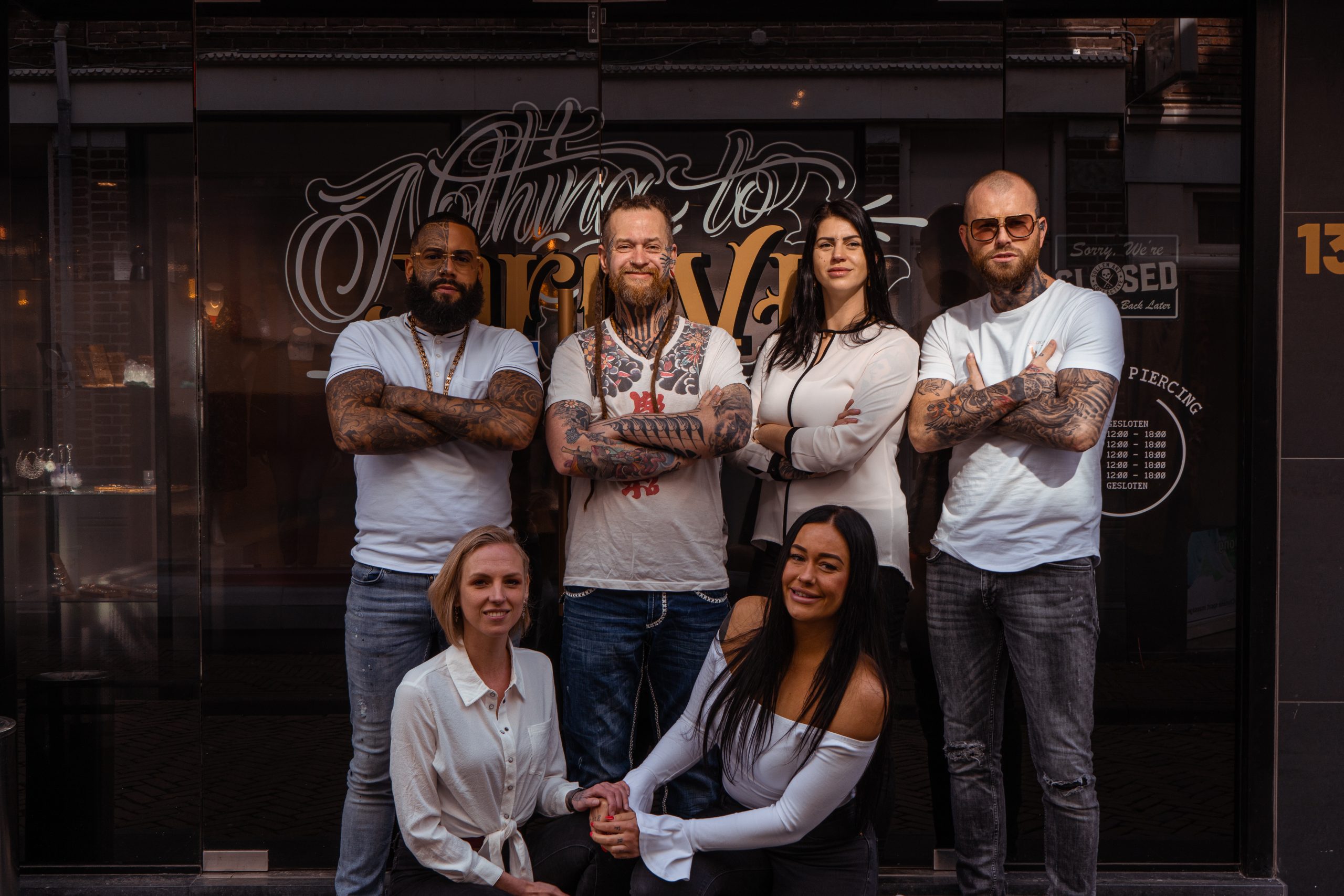 Leckyphotos Nothing to Prove tattooshop bedrijfsfotografie portret fotografie